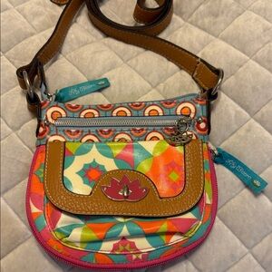 Lily Bloom Colorful Patterned Crossbody Bag